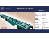 Sggmrs 90’ PLATFORM TİPİ YENİ NESİL MİLLİ YÜK VAGONU