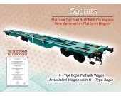 Sggmrs 90’ PLATFORM TİPİ YENİ NESİL MİLLİ YÜK VAGONU İMALATI İLK TESLİMATLARI BAŞARI  İLE YAPILDI.