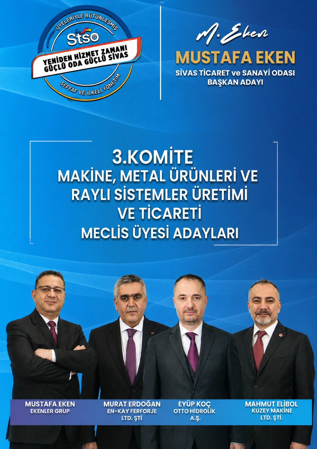 Sivas TSO 3. Komite’de Güçlü Üretim Temsiliyeti